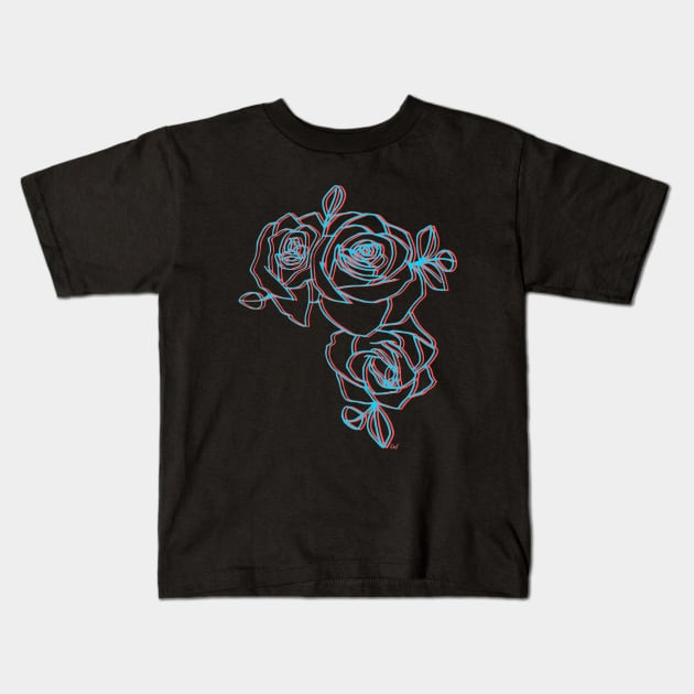 Rose Kids T-Shirt by Sizzle